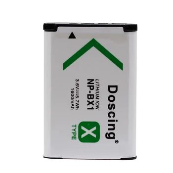 Doscing NP-BX1Replacement Akumulatoru SONY DSC-RX100 RX1 HDR-AS15 AS10 HX300 WX300 NPBX1 NP BX1 BC-CSXB Kameru Baterijas