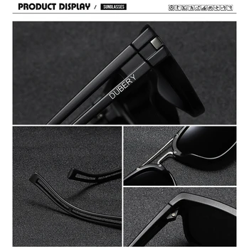 DUBERY Sporta stila Polarizētās Saulesbrilles, Vīriešu Braukšanas un Āra Anti-UV Saules Brilles Vīriešu Oculos Augstas kvalitātes Vīriešu Toņos XH76