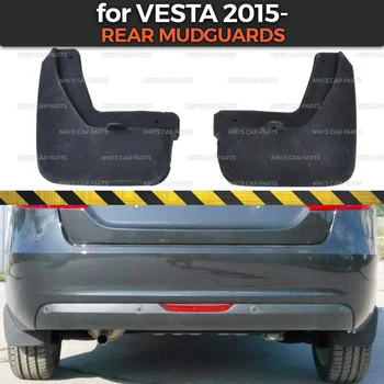 Dubļusargi par Lada Vesta. gadā - uz aizmugures riteņiem, trimmera aksesuāri, dubļu sargi, plaša šļakatu dubļu sargi auto stils