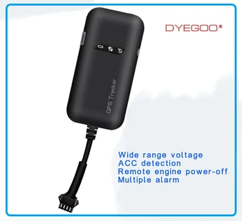 DYEGOO Remote power off ACC noteikšana ar SIM akumulatora iekšpusē transportlīdzekļa gps tracker ar SMS komandu GT02D