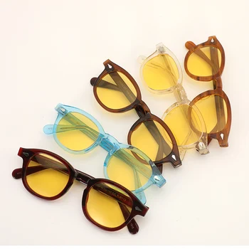 Dzeltenā Nakts Redzamības Brilles Aizsardzības Rīku Polarizētās Saulesbrilles, Džonijs Deps Brilles Nakts Redzamības Vadītājiem, Aizsargbrilles Anti Glare