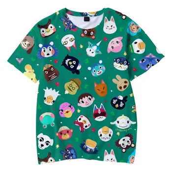 Dzīvnieku Šķērso Cosplay Kostīmu 3D Druka Bērnu Īsām Piedurknēm T-krekls Zēns Mazulis Zēni un Meitenes Smieklīgu T Kreklu Streetwear Tshirt
