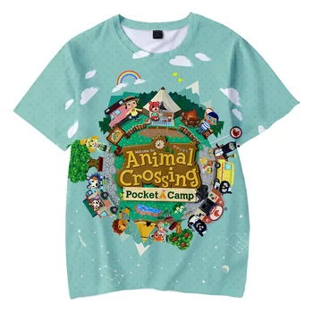 Dzīvnieku Šķērso Cosplay Kostīmu 3D Druka Bērnu Īsām Piedurknēm T-krekls Zēns Mazulis Zēni un Meitenes Smieklīgu T Kreklu Streetwear Tshirt