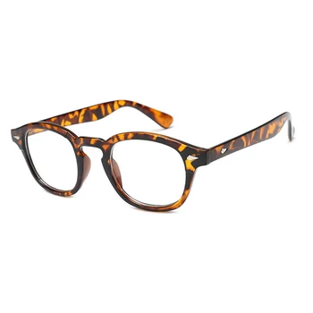 Džonijs Deps Brilles Vīrieši Sievietes Retro Vintage Kārta Optiskās Brilles Tuvredzīgs Briļļu Rāmji Bruņurupuča aizsardzība Briļļu Rāmis Oculos de grau 35939