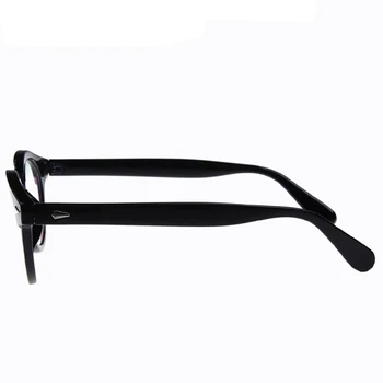 Džonijs Deps Brilles Vīrieši Sievietes Retro Vintage Kārta Optiskās Brilles Tuvredzīgs Briļļu Rāmji Bruņurupuča aizsardzība Briļļu Rāmis Oculos de grau
