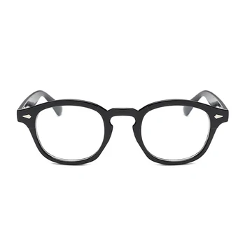 Džonijs Deps Brilles Vīrieši Sievietes Retro Vintage Kārta Optiskās Brilles Tuvredzīgs Briļļu Rāmji Bruņurupuča aizsardzība Briļļu Rāmis Oculos de grau