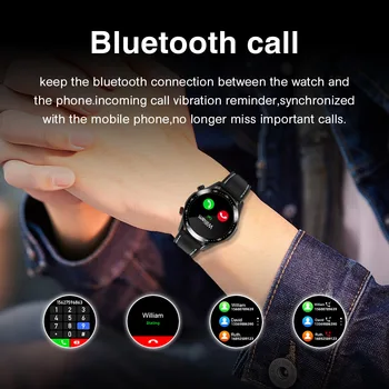 E1-2 Smart Skatīties Bluetooth Zvanu Vīriešiem IP67 Waterproof ar skārienekrānu Ir 2021. Jaunu Sporta Smartwatch Android, IOS Fitnesa Tracker