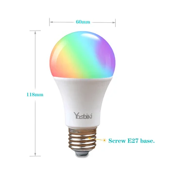 E27 16 Krāsu Mainās LED Spuldze ar INFRASARKANO staru Tālvadības, RGB 10W (60W Ekvivalents) Aptumšojami LED Spuldzes Mājas Dekori, Guļamistaba, Puse
