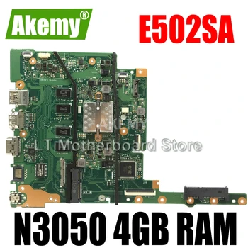 E502SA E402SA mātesplati Par Asus E402SA E502SA E402S E502S E402 E502 Klēpjdators mātesplatē N3050 4GB RAM E402SA mainboard testa ok