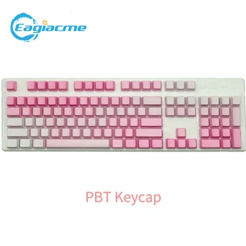 Eagiacme 104pcs PBT Dip Krāsošana Keycaps Par MX Pārslēgt Mehāniskās Spēļu Tastatūra OEM Augstums Slīpums Krāsu Keycaps