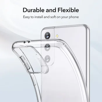 EAR Case for Samsung Galaxy S21/ S21+Plus /S21 Ultra Soft TPU Silikona Skaidra Lieta Galaxy S21 Ultra Plānas Aizmugurējo Vāciņu S21+ 10515