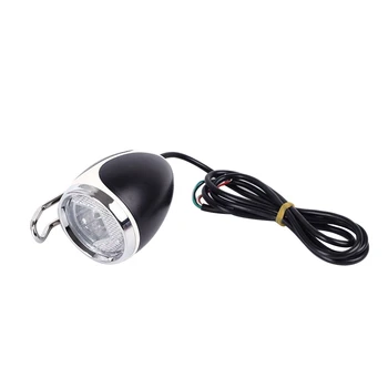 Ebike Gaismas 24V36V48V LED Priekšējās Gaismas ar Ragu Elektrisko Velosipēdu Lukturu par Motorollera, Mopēda MTB Tricikls