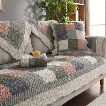 Eiropas Stila Sofa Cover Dīvāna Spilvenu Pleds Dīvāna Pārsegs Four Seasons Universālais Dīvāns Dvielis Kokvilnas neslīdoša Spilvena