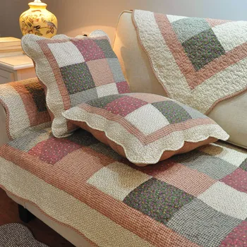 Eiropas Stila Sofa Cover Dīvāna Spilvenu Pleds Dīvāna Pārsegs Four Seasons Universālais Dīvāns Dvielis Kokvilnas neslīdoša Spilvena