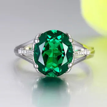 Elegants Zaļo Kristālu Gredzeni Sievietēm Burvīgs Dāmas, Modes Pirksta Gredzenu Dāmas Kāzu Puse, Rotaslietas, Dāvanas,