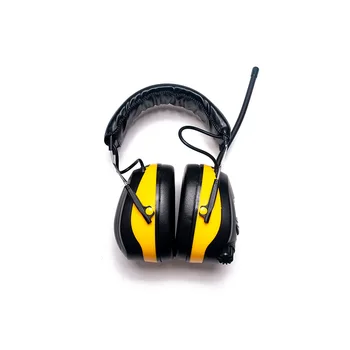 Elektroniskā Dzirdes Aizsargs Earmuff ABS+sūklis NRR 22dB Ausu Aizsargs LCD Displejs AM FM Radio Earmuff Rūpnīcas