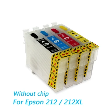 Epson 212 212XL Uzpildāmas Tintes Kārtridži Epson Workforce WF-2830 WF-2850 un Expression Home XP-4100 XP-4105 Ne Mikroshēmas