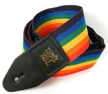 Ernijs Bumbu Varavīksnes LGBT Polypro Ģitāras Siksna 29953