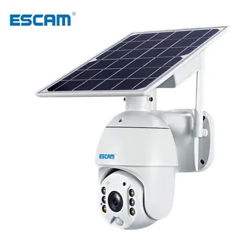 ESCAM QF480 4G Saules IP PTZ Kameras Starlight pilnu krāsu IS redzējumu P2P 4G sim kartes IS Redzamības kamera Mākonis uzglabāšanas kamera