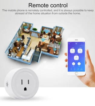 Ewelink Smart Spraudnis-Ligzda, Mini WiFi Outlet Darbojas Ar Alexa, Google, Home, MUMS Plug