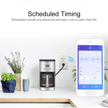 Ewelink Smart Spraudnis-Ligzda, Mini WiFi Outlet Darbojas Ar Alexa, Google, Home, MUMS Plug