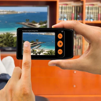 Eyoyo Pārnēsājamo Digitālo Lupa Lasījumā Atbalsta 3.5 Collu LCD Ekrānu par sliktu Redzi 2x-25x Zoom Salokāms video elektroniskās lupa