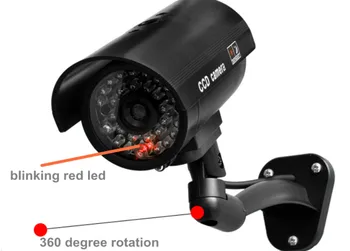 Fake Dummy kameras drošības CCTV āra ūdensizturīgs Emulational Mānekļi IS LED wifi Flash Red Led dummy video novērošanas Kameru