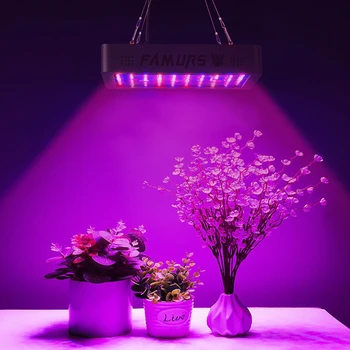 FAMURS led augt gaismas 1500W pilna spektra Triple-Chip UV, IS, lai augt telts siltumnīcefekta telpu augi, sēklas, ziedu dārzeņi