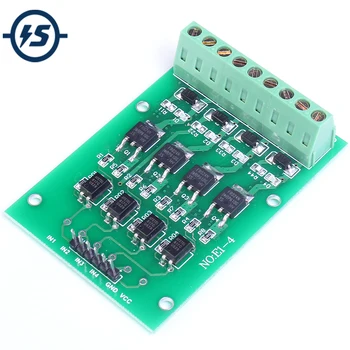 FET Optocoupler Izolācija Elektronisko Slēdzi Modulis 4 Kanālu Impulsa Slēdzi DC Kontroles 4Bit PLC Tranzistors Izplešanās Valdes FR1205