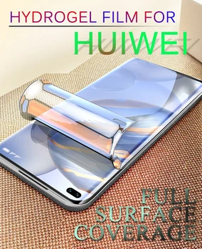 Filmas Godu 8X 9X 10 Lite Hidrogelu Filmu Par Huawei Mate 20 X P Smart Plus 2019 Ekrāna Aizsargs, Lai Huawei Honor 20 Pro 8pro