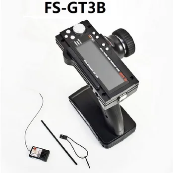 FlySky GT3B FS-GT3B 2.4 G 3CH raidītājs RC Sistēma Ieroci Kontrolieris ar FS GR3E Uztvērējs RC Auto Laiva ar LED Ekrāns