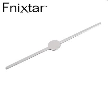 Fnixtar DIY C Atvērtu Aproces Rokassprādze Materiāls 18mm Apaļā Diskā, Nerūsējošā Tērauda Taisnstūra Tukšu Šarmu 1/8 *6in (3x152mm)10pcs/daudz