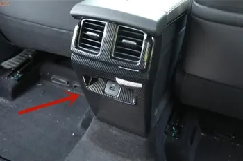 Ford Teritorijā 2019-2020 ABS Chrome Aizmugurējā gaisa kondicionēšanas gaisa izvadu dekoratīvā paneļa Anti-scratch aizsardzības Auto stils