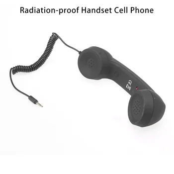FORNORM 3.5 mm Radiationproof Uztvērēji Retro Tālrunis Telefona Klausuli Klasisko Austiņu Mikrofons Iphone PC Tablet