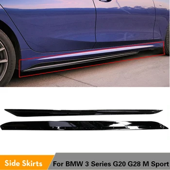 G20 ABS Sānu malas Paplašinājumi Lūpu BMW Jauno 3. Sērijas G20 Jauno 3. Sērijas 320 330 340 2019 - 2025 Ķermeņa Komplekti