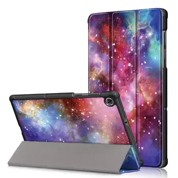 Gadījumā Slim Lenovo Cilnes M10 Mediju Pad Smart Cover Stand Folio Segtu Locīšanas shell Lenovo Cilnes M10 HD TB-X306F Tablete 2020