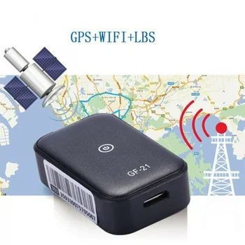 GF21 Magnētisko GSM Auto Mini GPS Tracker Reālā Laika atrašanās vietas Izsekošanas Ierīces Auto MUMS