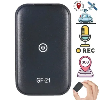 GF21 Magnētisko GSM Auto Mini GPS Tracker Reālā Laika atrašanās vietas Izsekošanas Ierīces Auto MUMS
