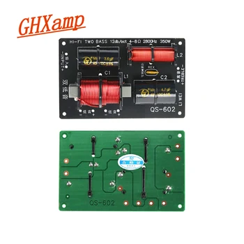 GHXAMP 350W Treble +Dual Bass 2 Veidu Crossover Skaļruņa Frekvences Dalītāju Uz 4-8Ohm Skaļrunis Filtru 12dB 700W 2GAB