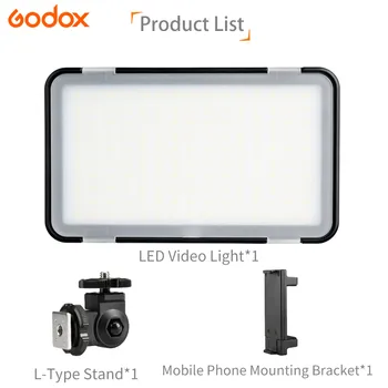 GODOX M150 LED Gaismas 5600K Balto Krāsu Led panelis Selfie gaismas Lampa Iphone Smart Tālrunis, Video Kamera maquiagem