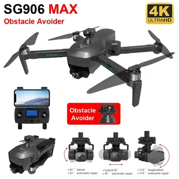 GPS Dūkoņa SG906 MAX/PRO/PRO2 Zvērs 2 3-Ass Gimbal 4K FPV 5G WIFI Dual Camera Profesionālās 50X Tālummaiņa Brushless Quadcopter VS F11