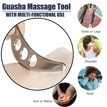 Gua Sha Instruments, Nerūsējošā Tērauda Rokasgrāmata, kas Apkopo Massager Ādas Kopšanas Atbrīvošanu Myofascial Līdzeklis Audu Terapiju, Fizikālās Mobiliz B8H7