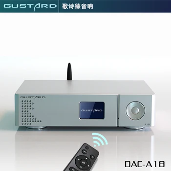 GUSTARD Bluetooth 5.0 AK4499EQ Līdzsvarotu APK LME49860*6 Dekoderi ar DSD512 32Bit/768kHz Līdzsvarotu Tālvadības DAC-A18