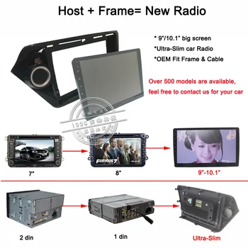 HACTIVOL 2 Din Auto Radio sejas plāksnes Rāmis Toyota Camry AURION V40 2006-2011 Auto DVD Atskaņotājs, GPS panelis dash mount kit