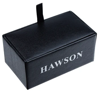HAWSON francijas Vīriešu Kreklu aproču pogas augstākās Kvalitātes Melnā Kristāla aproču pogas, lai Groomsmen Rotaslietas
