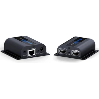 HDMI Paplašinātājs ar Loop-Out Vietējo Displejs, 1080P Pārvades līdz 196ft/60m Vairāk nekā Vienu Cat6/6a/7 Ethernet Kabeli ar IS Blast