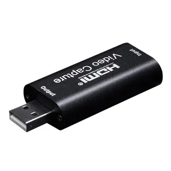 HDMI Video Uztveršanas Ierīces 1080P 30fps Video Uzņemšanas USB2.0 Videoieraksts, Adapteri Video Kartes Gadījumā Audio Un Video