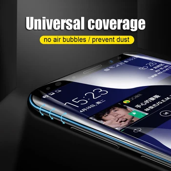 Hidrogelu Filmu Par Samsung Galaxy S7 Malas S8 S9 S10E 5G S20 Plus Ultra Screen Protector For Samsung S20EF Pilna ekrāna pārklājums