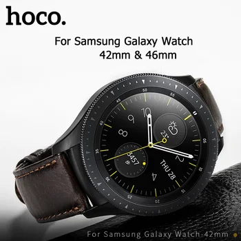 HOCO 20mm 22mm Īstas Ādas Biznesa Gadījuma Siksnu Samsung Galaxy Skatīties 42mm Arī ir Saderīgas Samsung Galaxy Skatīties 46mm