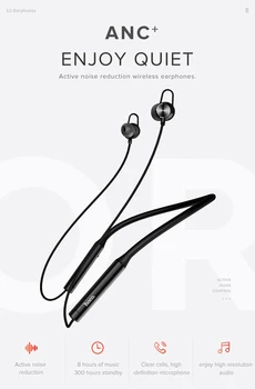 Hoco S2 Aktīvās Trokšņu Kontroles Sporta Bluetooth Austiņas Bezvadu Austiņas Ar Mikrofonu, Stereo surround Bass iOS Android